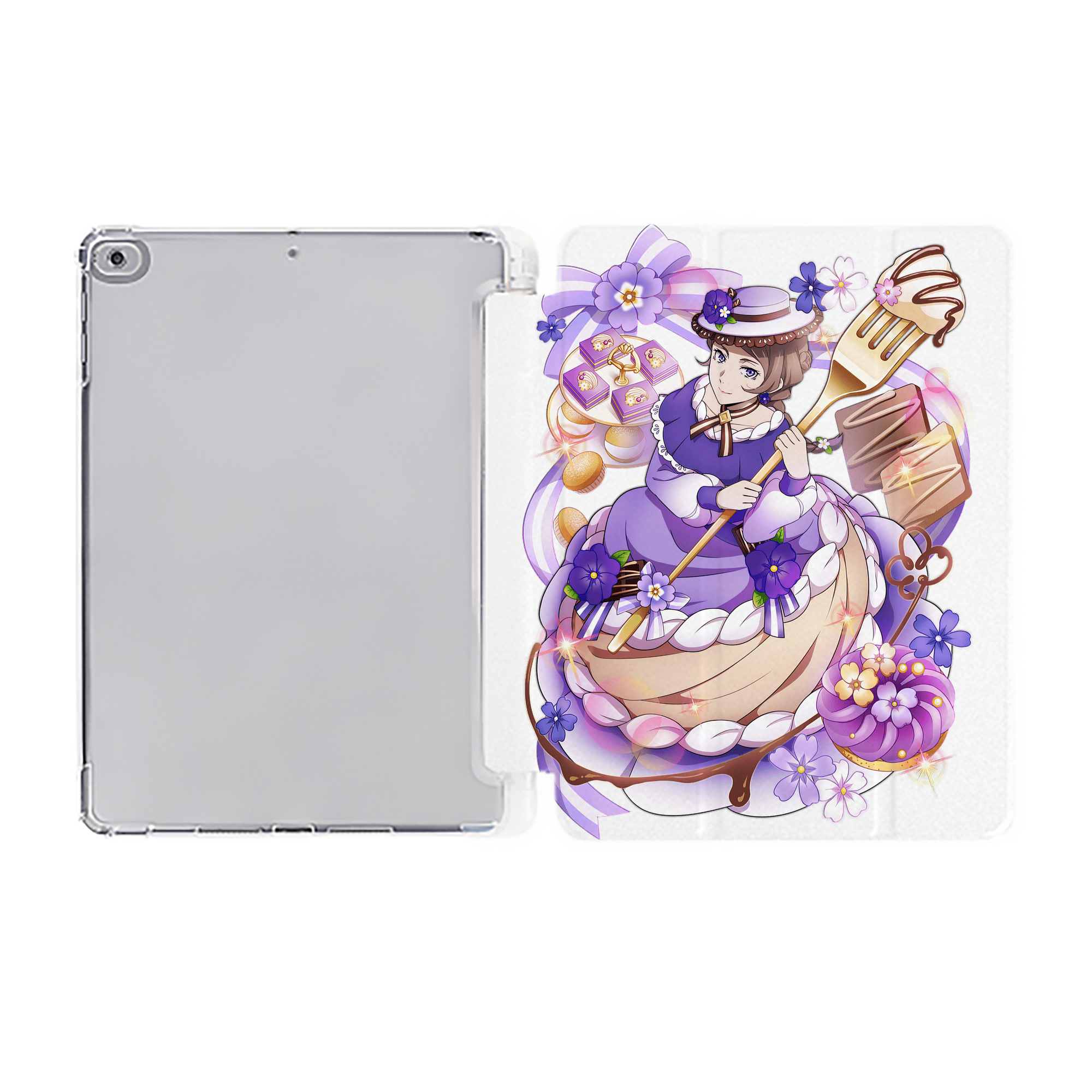 （画像用） 文豪ストレイドッグス Bungo Stray Dogs IPad ケース ペン収納付き 三つ折りスタンド PUレザー×シリコン 対応機種9.5/10.5/10.9インチ